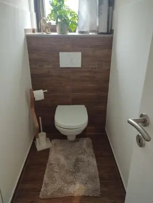 Ein Badezimmer in der Unterkunft Kathis Burgblick