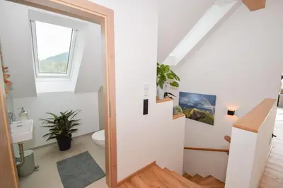 Ein Badezimmer in der Unterkunft Seesuites am Wolfgangsee