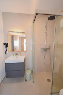 Ein Badezimmer in der Unterkunft Seesuites am Wolfgangsee