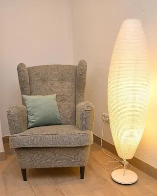 Ein Sitzbereich in der Unterkunft Ferienwohnung Rudolfstraße