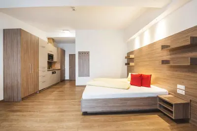 Ein Bett oder Betten in einem Zimmer der Unterkunft Apartments in Kleinarl - Salzburger Land 42910