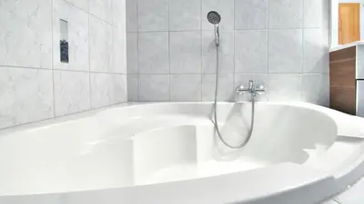 Ein Badezimmer in der Unterkunft Familienappartement Seppenbauer