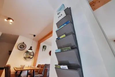 Ein Sitzbereich in der Unterkunft Apartment Hauser Kaibling