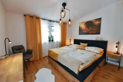 Ein Bett oder Betten in einem Zimmer der Unterkunft Apartment Hauser Kaibling