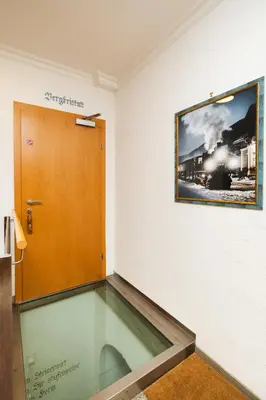 Der Swimmingpool an oder in der Nähe von Ferien beim Steiner