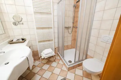 Ein Badezimmer in der Unterkunft Ferien beim Steiner