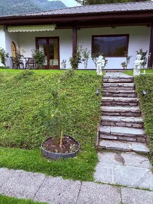 Ein Garten an der Unterkunft Ferienwohnung am Golfplatz