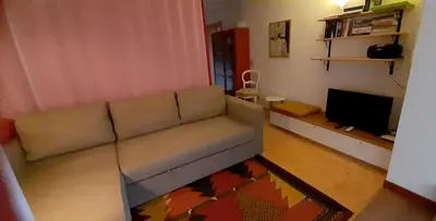 Ein Sitzbereich in der Unterkunft Bergzicht