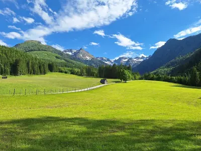 Naturlandschaft in der Nähe des Ferienhauses