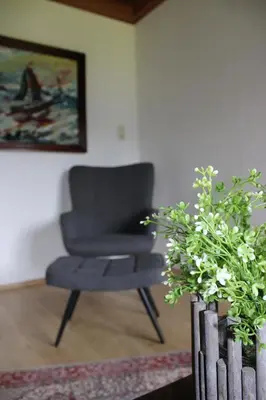 Ein Sitzbereich in der Unterkunft Apartment - Am Buchenhof