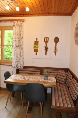 Ein Sitzbereich in der Unterkunft Apartment - Am Buchenhof