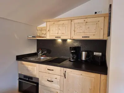 Küche/Küchenzeile in der Unterkunft Ferienwohnung Appesbacher