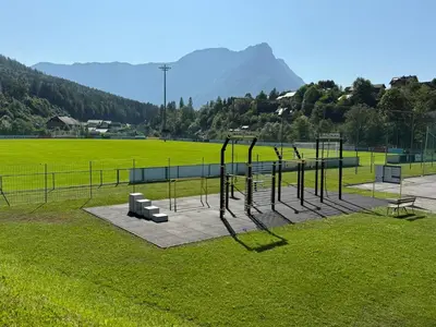 Ein allgemeiner Bergblick oder ein Berglick von der Ferienwohnung aus