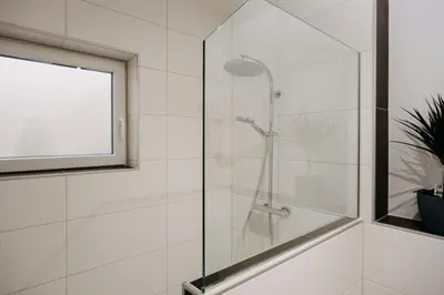 Ein Badezimmer in der Unterkunft Rainerhof Troadkasten