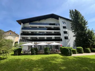 Das Gebäude in dem sich das Hotel befindet