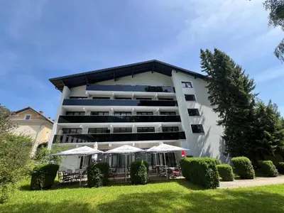 Das Gebäude in dem sich das Hotel befindet