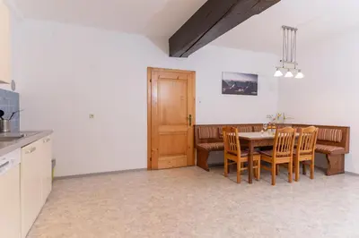 Küche/Küchenzeile in der Unterkunft NaturparkResort Almmauer