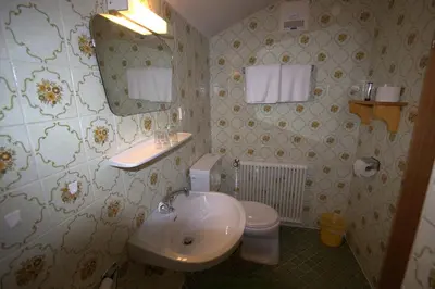 Ein Badezimmer in der Unterkunft Hausmenneweger