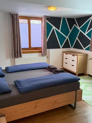 Ein Bett oder Betten in einem Zimmer der Unterkunft Sunside Apartments