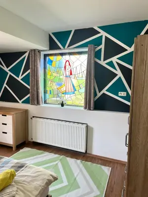 Ein Bett oder Betten in einem Zimmer der Unterkunft Sunside Apartments