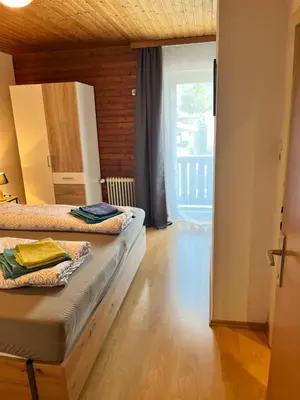 Ein Bett oder Betten in einem Zimmer der Unterkunft Sunside Apartments
