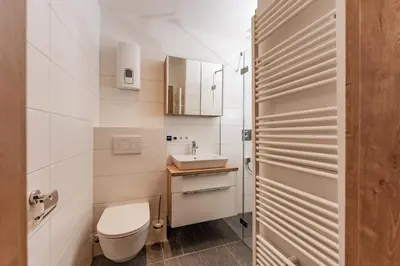 Ein Badezimmer in der Unterkunft Studio UND Berg