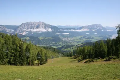 Naturlandschaft in der Nähe des Ferienhauses