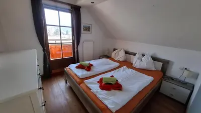 Ein Bett oder Betten in einem Zimmer der Unterkunft Meissnitzerhof