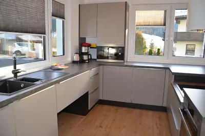 Küche/Küchenzeile in der Unterkunft Apartment Haus Van der Leij