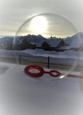 Haus Kartoner im Winter