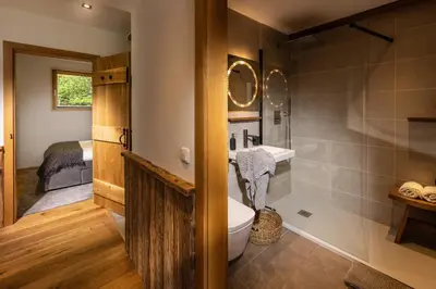 Ein Badezimmer in der Unterkunft residenz5360