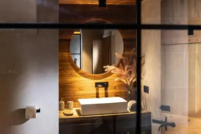 Ein Badezimmer in der Unterkunft residenz5360
