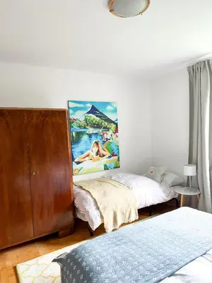 Ein Bett oder Betten in einem Zimmer der Unterkunft Lake Life