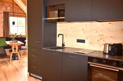 Küche/Küchenzeile in der Unterkunft Bockspitze Deluxe Appartements