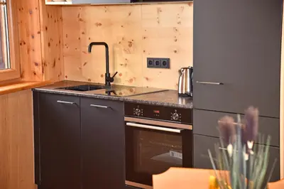 Küche/Küchenzeile in der Unterkunft Bockspitze Deluxe Appartements