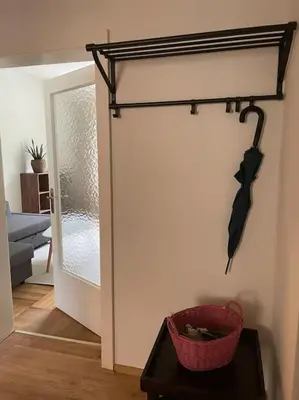 Ein Bett oder Betten in einem Zimmer der Unterkunft Charmante Wohnung in Gmunden, 1min zum See