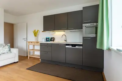 Küche/Küchenzeile in der Unterkunft Ramsau Appartements Pickl