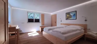 Ein Bett oder Betten in einem Zimmer der Unterkunft Im Echerntal