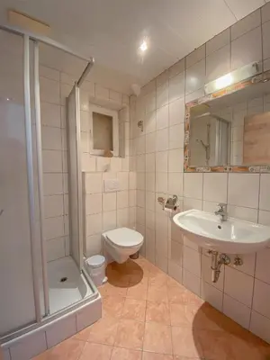 Ein Badezimmer in der Unterkunft Ferienhaus Dachsteinheim