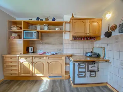 Küche/Küchenzeile in der Unterkunft Ferienhaus Dachsteinheim