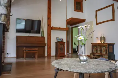 TV/Unterhaltungsangebot in der Unterkunft Ferienhaus am Schwarzerberg
