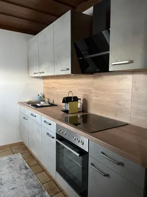 Küche/Küchenzeile in der Unterkunft Haus Födinger