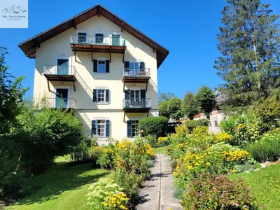Ein Garten an der Unterkunft Nostalgie-Apartment Seeidylle
