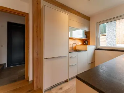 Küche/Küchenzeile in der Unterkunft Grebenzen Lodge Starnberg 60B