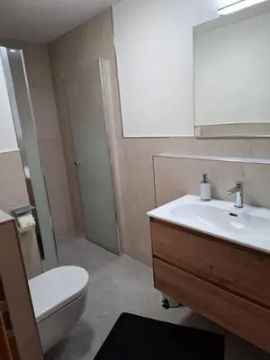 Ein Badezimmer in der Unterkunft WG Appartment