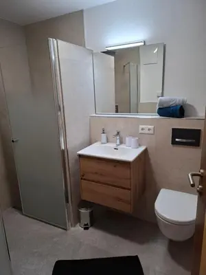 Ein Badezimmer in der Unterkunft WG Appartment