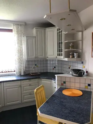 Küche/Küchenzeile in der Unterkunft Ferienwohnung am Sonnenweg
