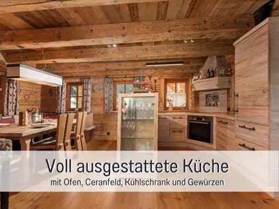 Küche/Küchenzeile in der Unterkunft Chalet am Oberhausberg, Region Schladming Dachstein