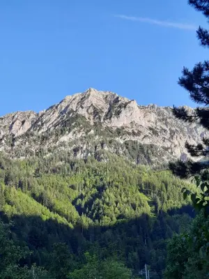 Naturlandschaft in der Nähe des Privatzimmers