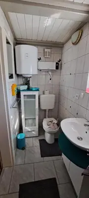 Ein Badezimmer in der Unterkunft Haus Morgensonne im Steyrtal